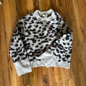 Leopard Print Women's Sweater